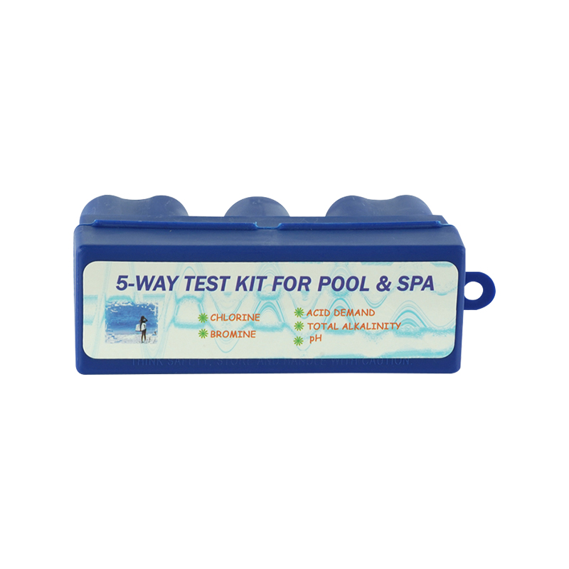 1911 5-way Test Kit for Pool & Spa Test klor, brom, pH, potražnja za kiselinom, ukupna lužnatost